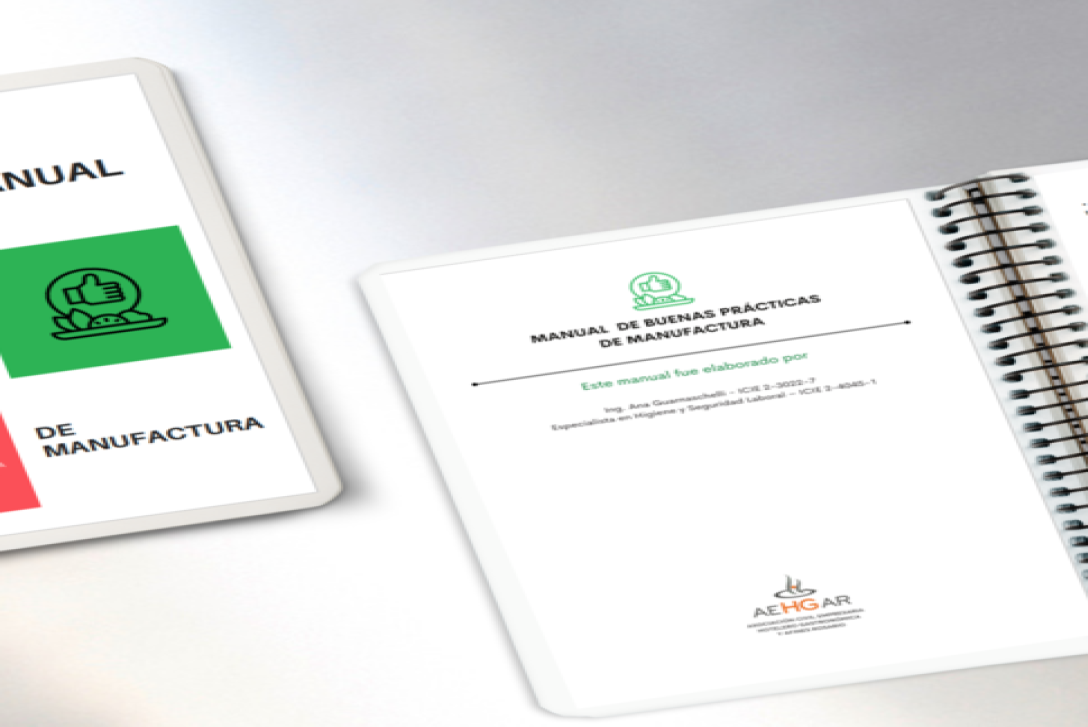 Imagen de AEHGAR realiz&oacute; un manual de Buenas Pr&aacute;cticas de Manufactura para sus asociados.