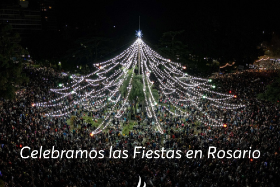 Tradicional arbolito navide&ntilde;o de Oro&ntilde;o y Pellegrini